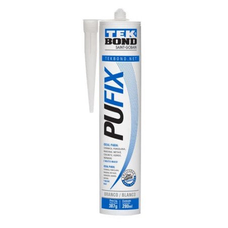 Sellador Adhesivo Hibrido Pufix 387gr Blanco Tekbnod