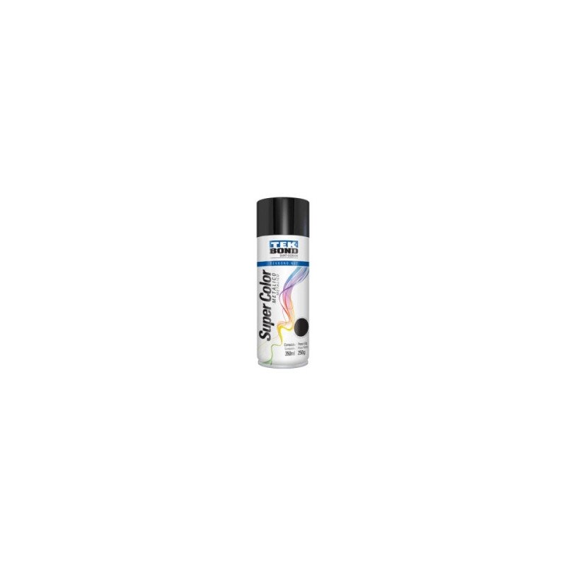 Pintura Aerosol Super Color Tek Bond Uso En Metal Marca Fema