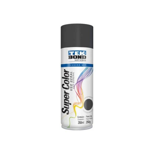 Pintura Aerosol Super Color Tek Bond Uso General Grafito