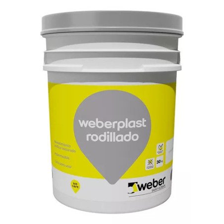 Weberplast Rodillado Revest. De Aplicación A Rodillo 30 Kg