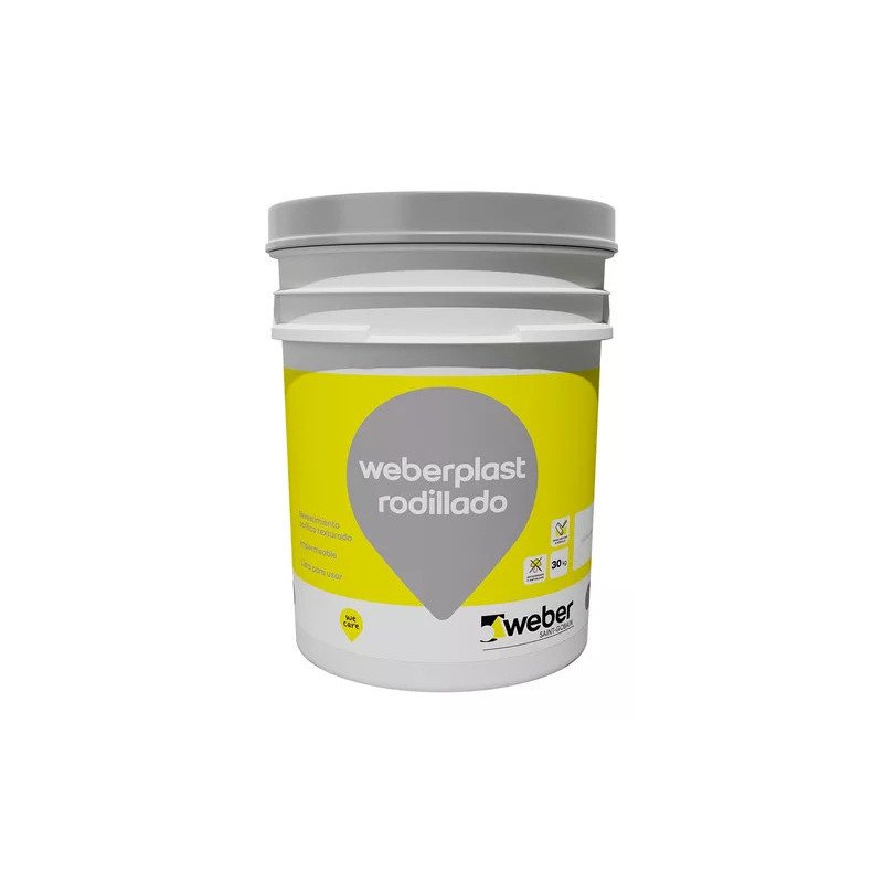 Weberplast Rodillado Revest. De Aplicación A Rodillo 30 Kg