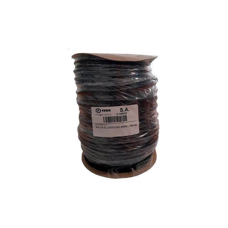 Rollo Soga Para Construccion Elastizada Reforzada 100mts 8mm