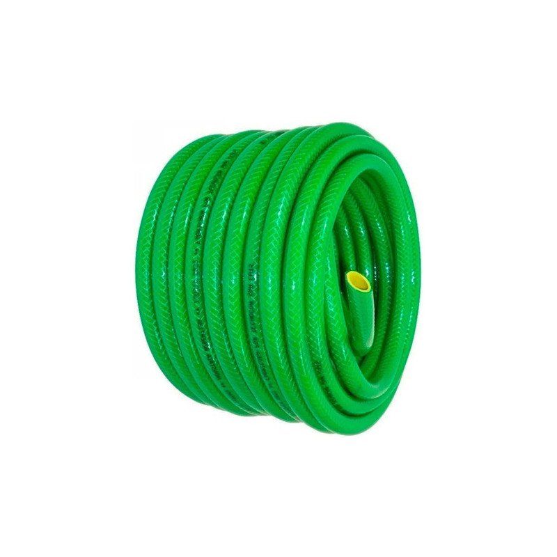 Manguera Riego Verde Trenzada Tecnocom 3 / 4 Pulgada X 25mt