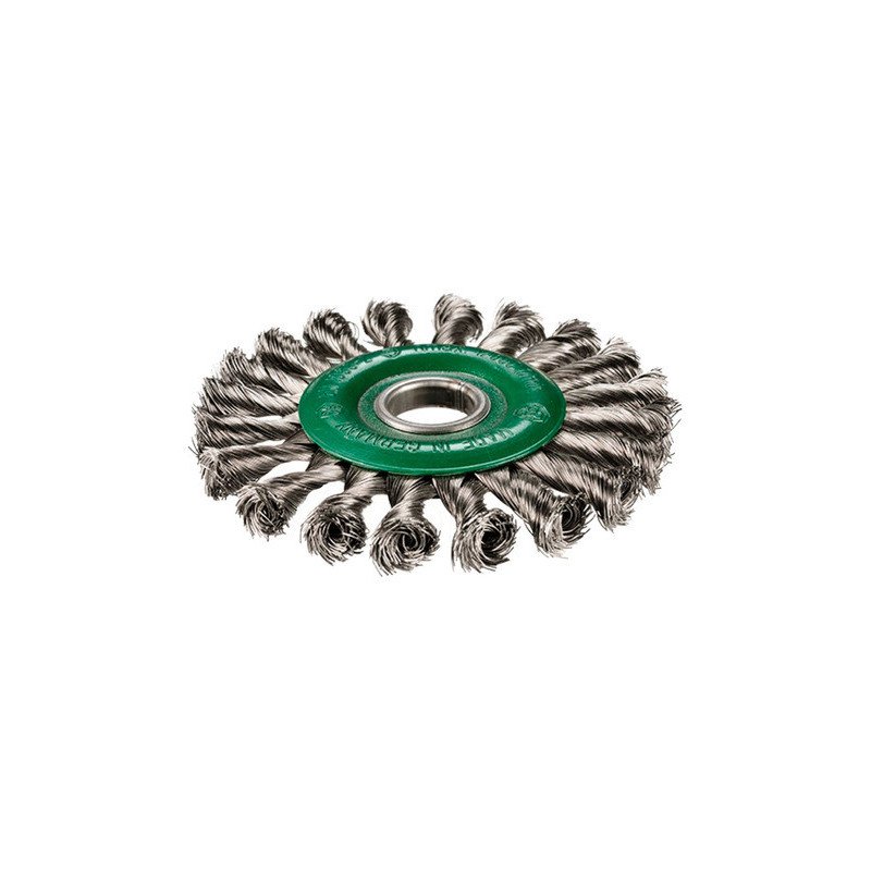 Cepillo Circular Trenzado Inoxidable D 115 X 6 X 22,2 / 0,5