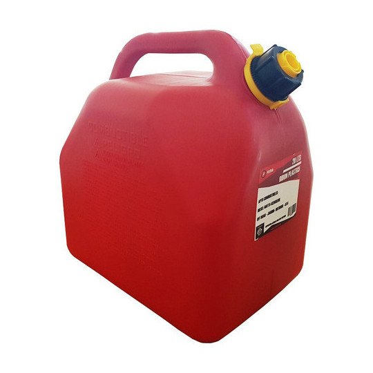 Bidon De Tanque Combustible Pico Plastico 10 Litros Amarillo