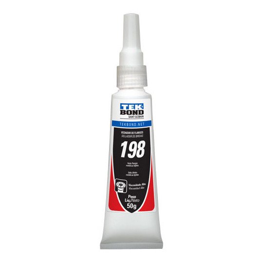 Sellador De Juntas Bridas Metalicas 50gr Rojo Tekbond