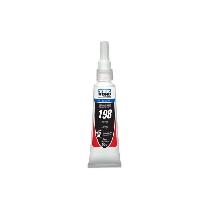 Sellador De Juntas Bridas Metalicas 50gr Rojo Tekbond