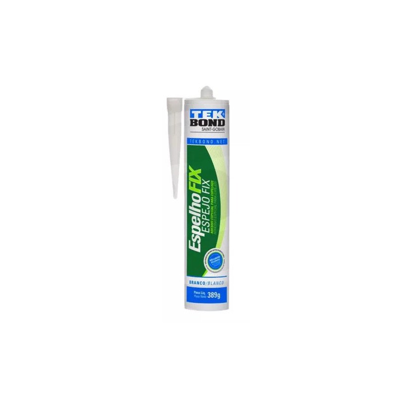 Sellador Fijador Adhesivo Silicona Espejo Fix Cont 389gr Tekbond