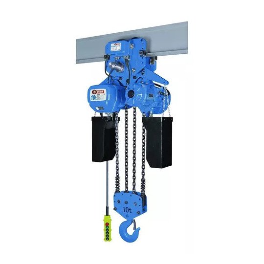 Aparejo Eléctrico Cadena 380v 10 Tn 9 Mts Control 24v Fema