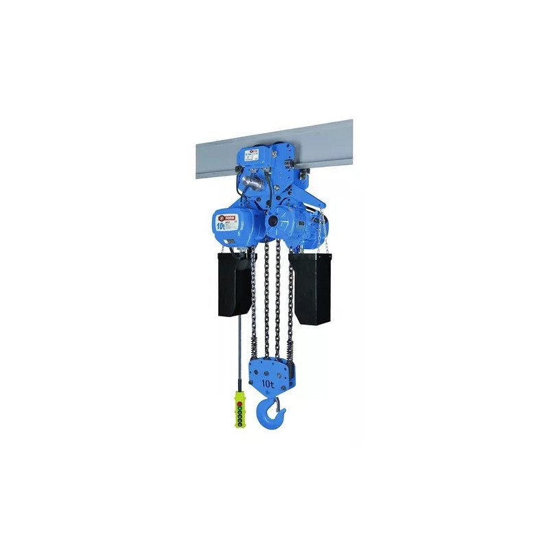 Aparejo Eléctrico Cadena 380v 10 Tn 9 Mts Control 24v Fema