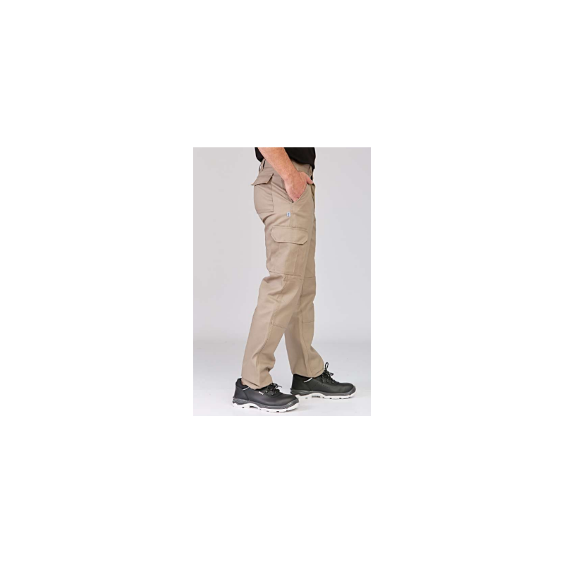 Pantalón Cargo OMBU con Bolsillo Portacelular Beige (38 al 60)