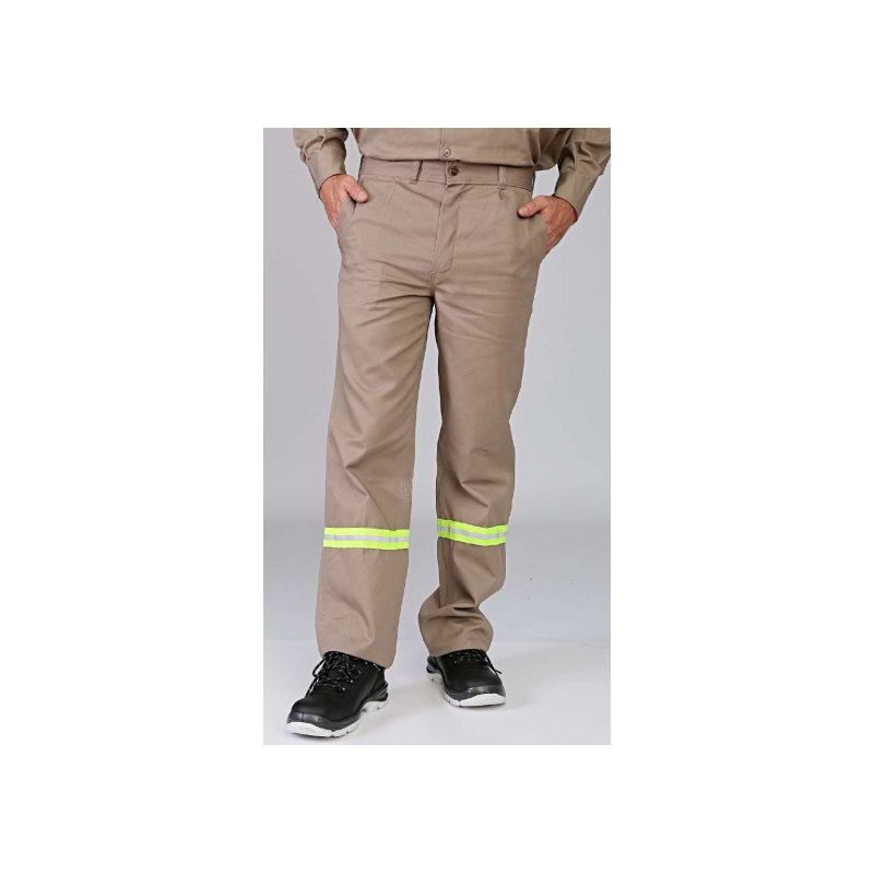 Pantalón OMBU con Reflectivos Beige (38 al 60)