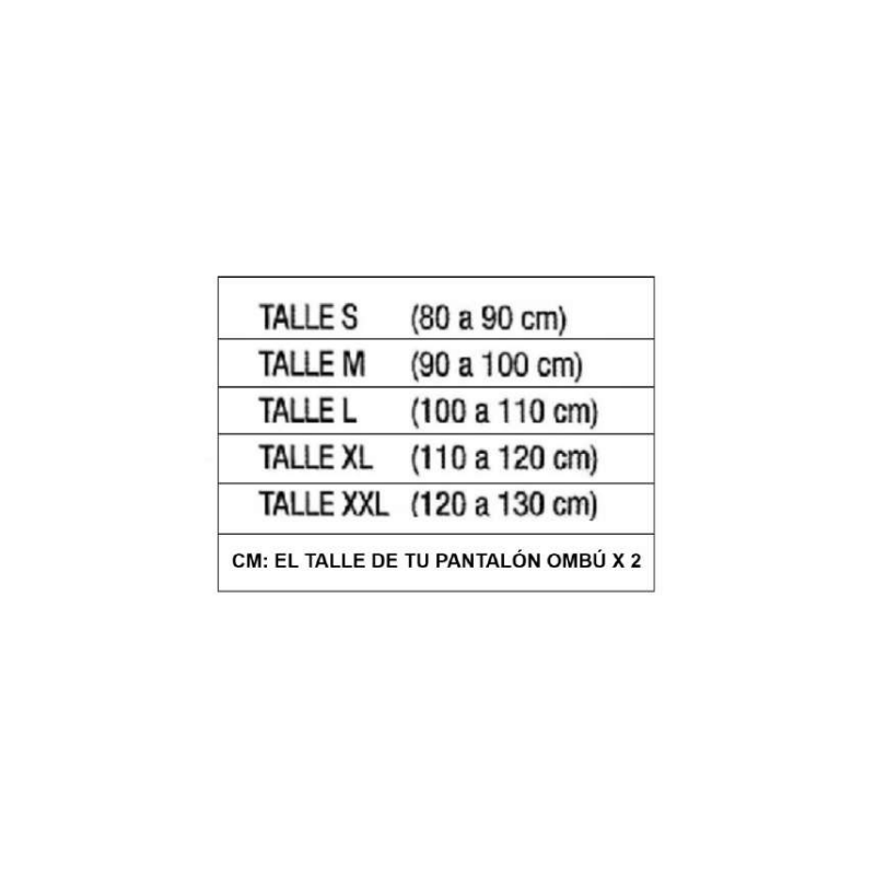 Faja lumbar Ombú (S al XXL)