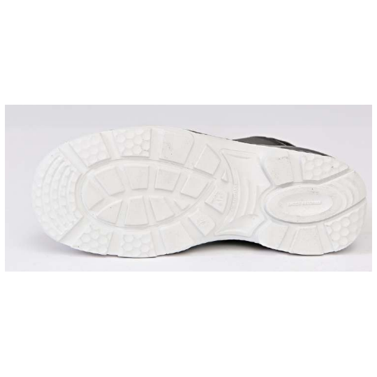 Zapato Ozono con puntera acero cuero flor OMBU (1OO-01F1) (36 al 47)