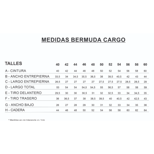 Bermuda Cargo SNIPE Gris Topo Algodón con Elastano (38 al 54)