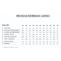 Bermuda Cargo SNIPE Gris Topo Algodón con Elastano (38 al 54)