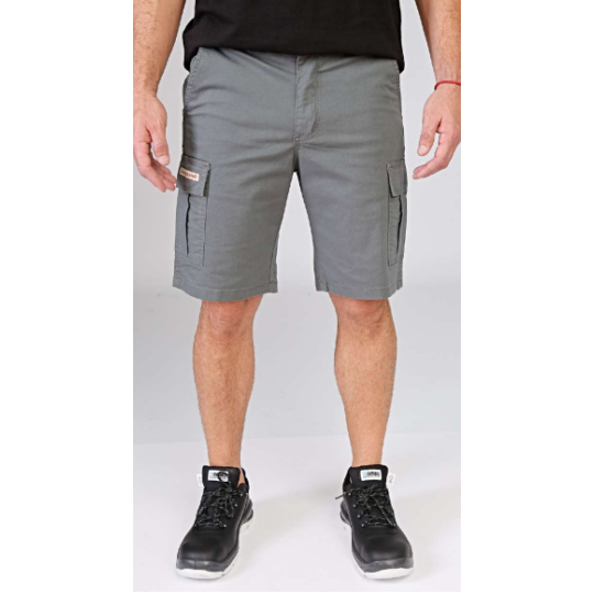 Bermuda Cargo SNIPE Gris Topo Algodón con Elastano (38 al 54)