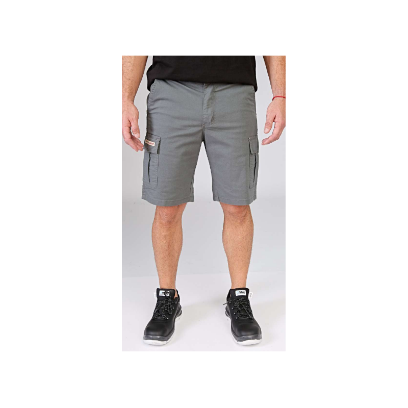 Bermuda Cargo SNIPE Gris Topo Algodón con Elastano (38 al 54)