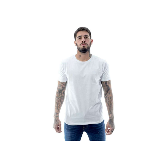 Remera Básica Blanca Escote Redondo Lisa (2XL al 4XL)