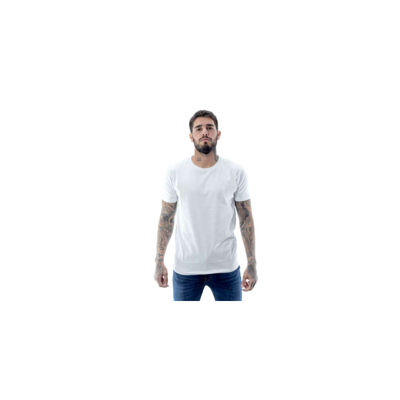 Remera Básica Blanca Escote Redondo Lisa (2XL al 4XL)