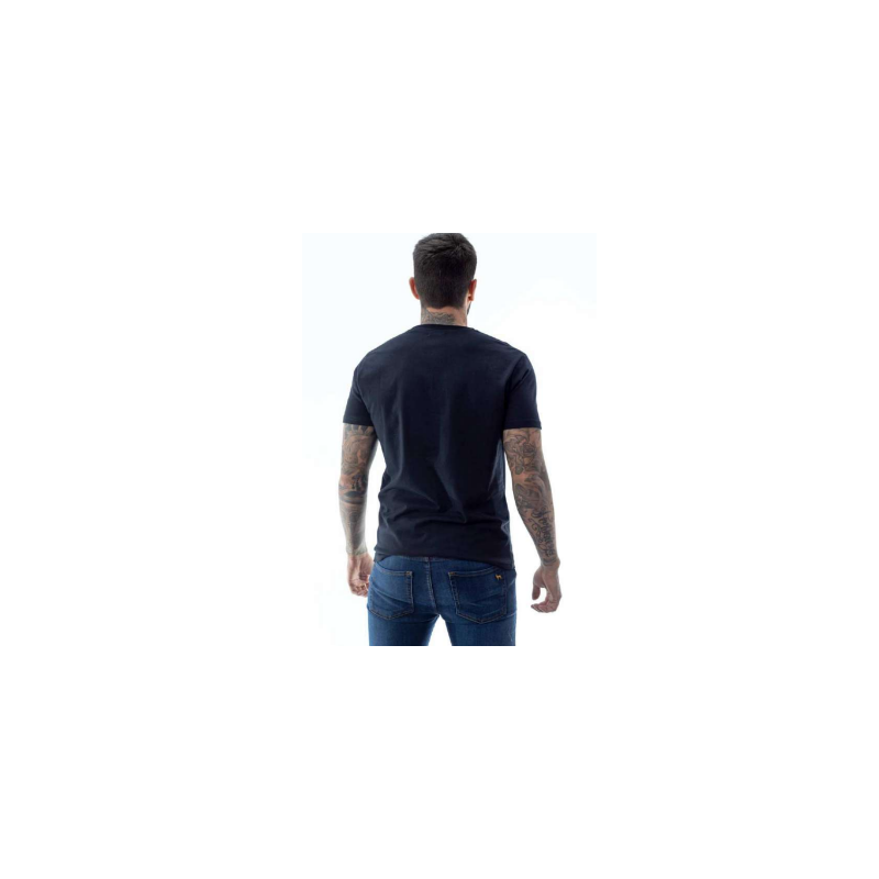 Remera Básica Negra Escote Redondo Lisa (2XL al 4XL)