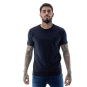 Remera Básica Negra Escote Redondo Lisa (2XL al 4XL)