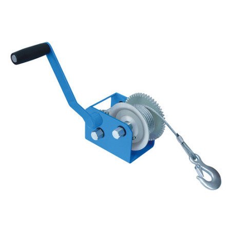 Malacate Manual 907 Kg Con Cable 7,6 Mts Y Gancho Garra Fema