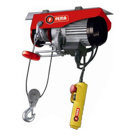 Aparejo Eléctrico 220v 500w Alzada 6 / 12 M 250kg Cable 3 Mm