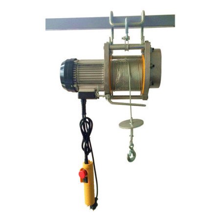 Aparejo Electrico 1300w Alzada 60m Doble Gancho Marca Fema
