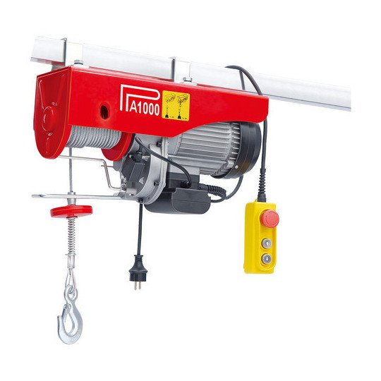 Aparejo Eléctrico 220v 1600w Alzada 6/12m 250kg Cable 5,6mm