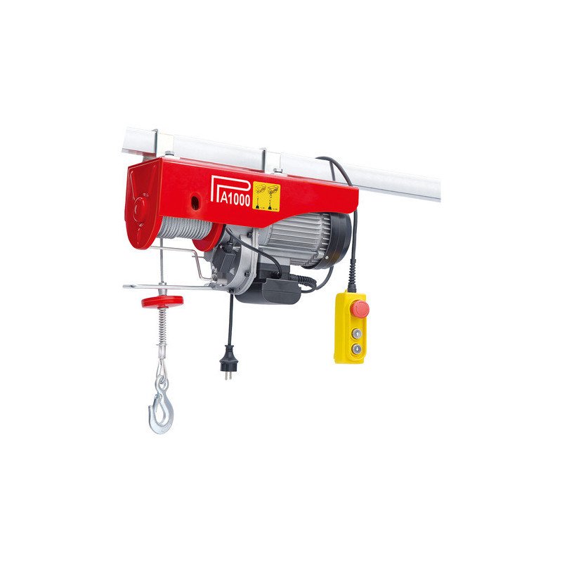 Aparejo Eléctrico 220v 1600w Alzada 9 / 18 Mts 1000 / 500 Kg