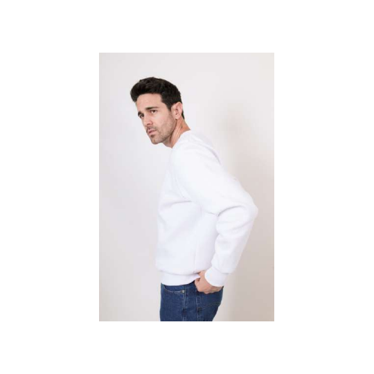Buzo básico de frisa Blanco (S al XL)