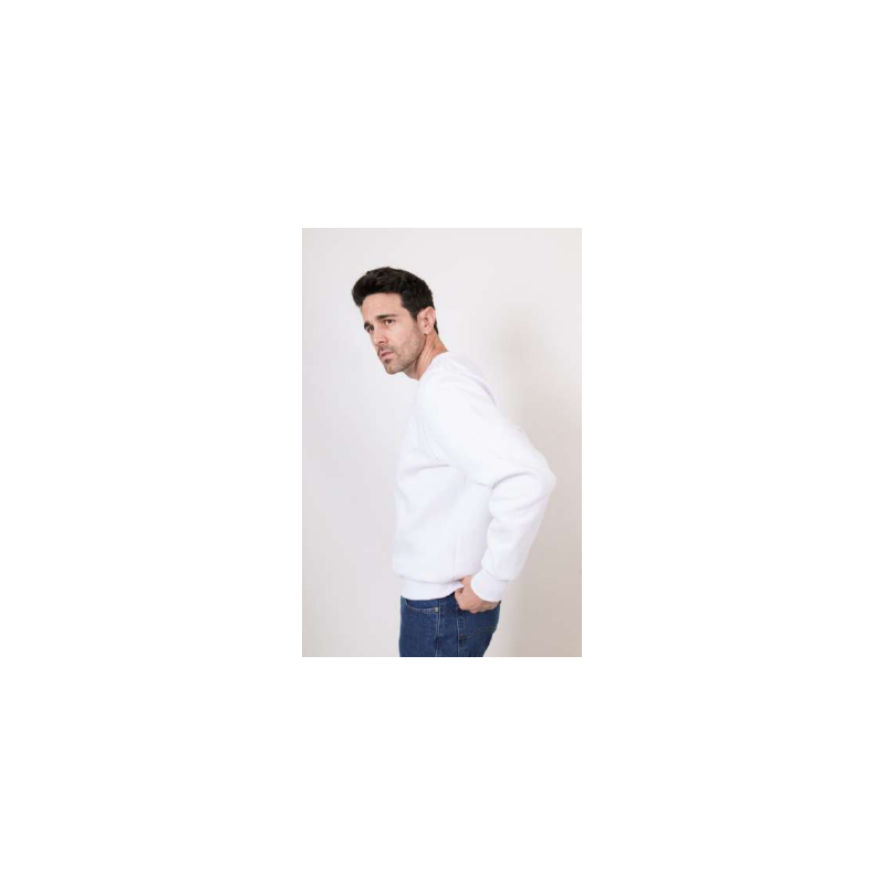 Buzo básico de frisa Blanco (S al XL)
