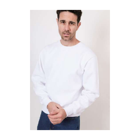 Buzo básico de frisa Blanco (S al XL)