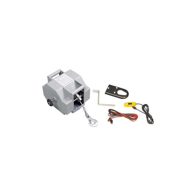Aparejo Eléctrico 12v 9 Mt 4082 Kg 0,6 Hp Cable 5,6 Mm Fema