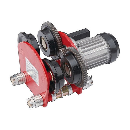 Carro Traslacion Electrico 1000 Kg 15mt / Min 180w Ruedas