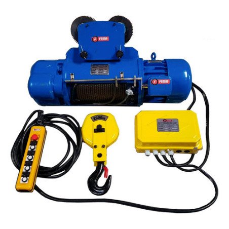 Aparejo Industrial Electrico Fema 2 T Trifásicos Cable 9mts