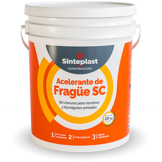 Acelerante de Fragüe SC 20 kg SINTEPLAST