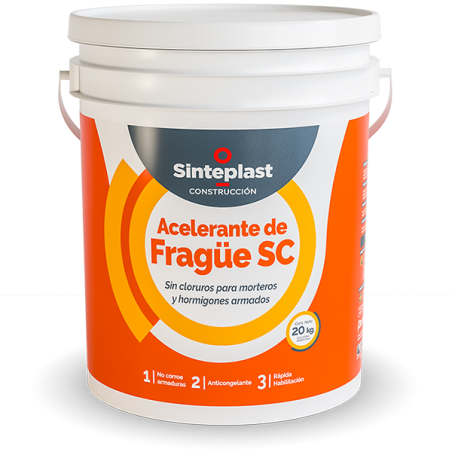 Acelerante de Fragüe SC 20 kg SINTEPLAST
