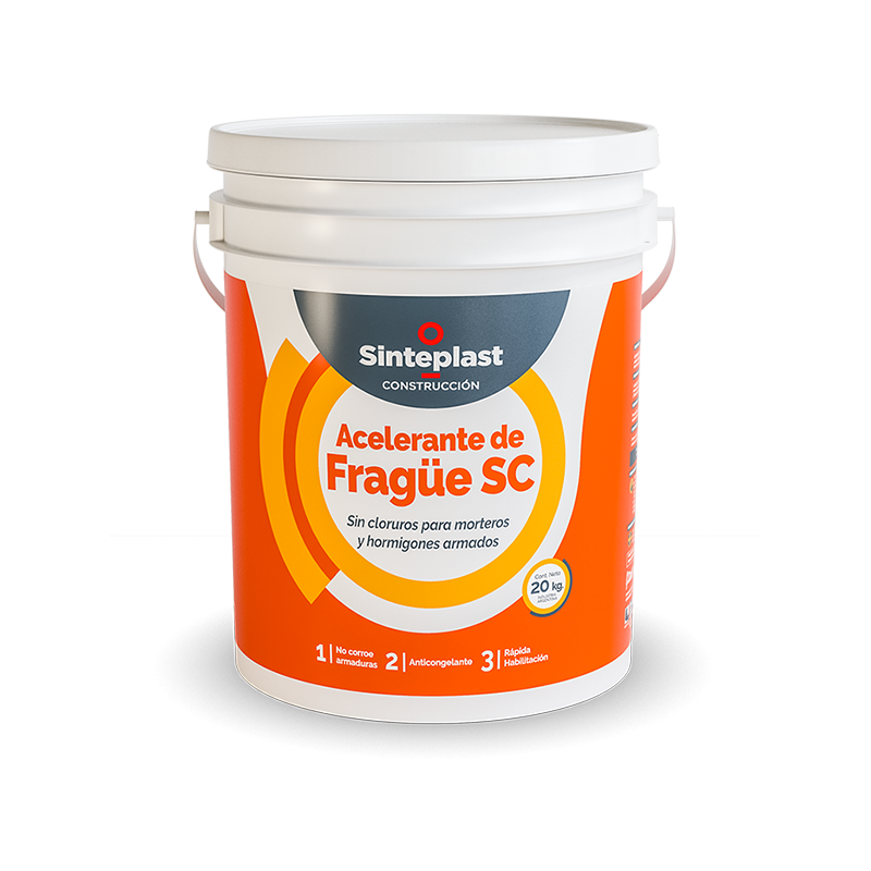 Acelerante de Fragüe SC 20 kg SINTEPLAST