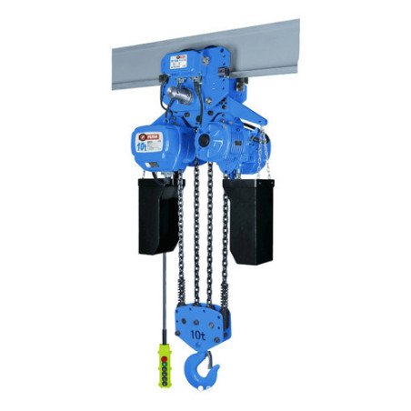 Aparejo Eléctrico Cadena 380v 10 Tn 9 Mts Carro Traslacion