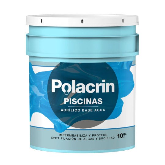 Piscinas Acrílico base agua 10 lt POLACRIN