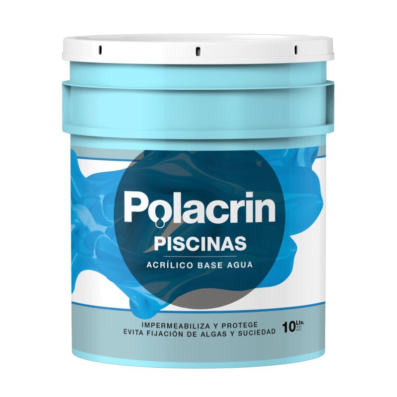 Piscinas Acrílico base agua 10 lt POLACRIN