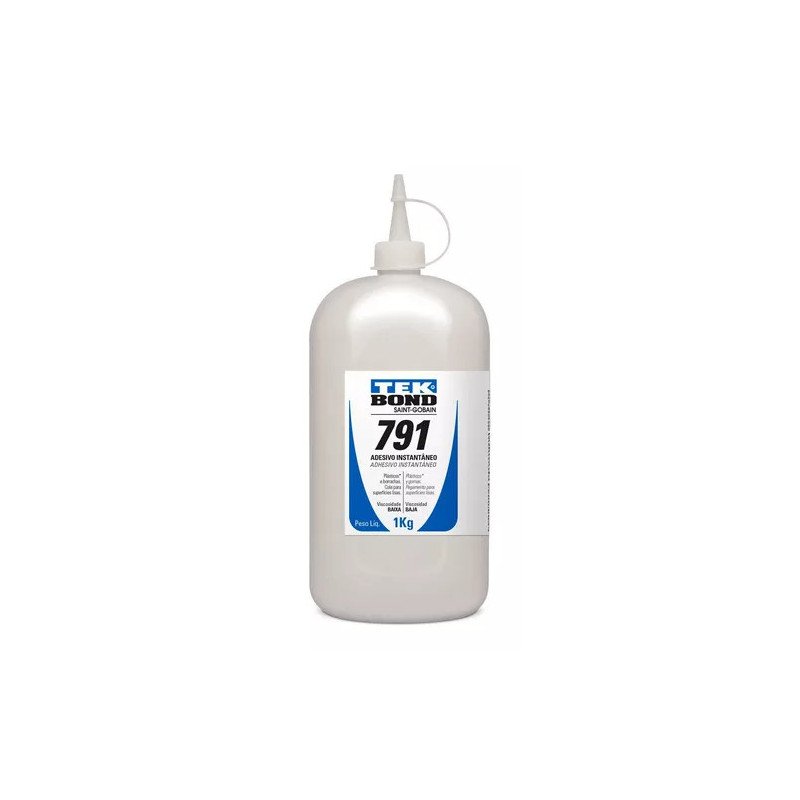 Adhesivo Cianocrilato Anaerobico 1000gr Incoloro Tekbond