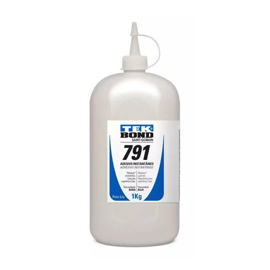 Adhesivo Cianocrilato Anaerobico 1000gr Incoloro Tekbond