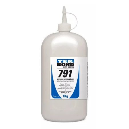 Adhesivo Cianocrilato Anaerobico 1000gr Incoloro Tekbond