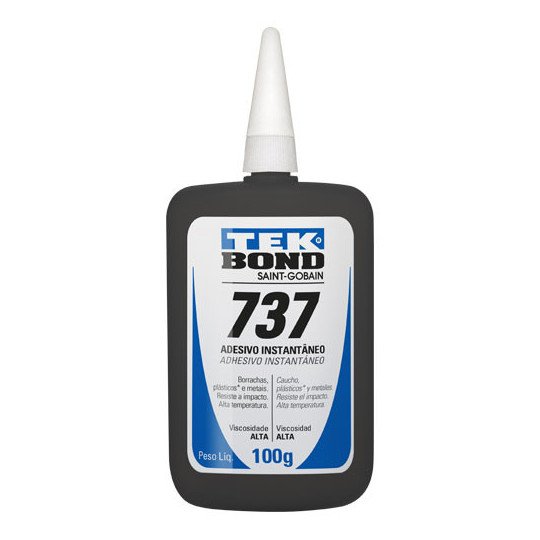 Adhesivo Cianocrilato Anaerobico 100gr Negro Tekbond
