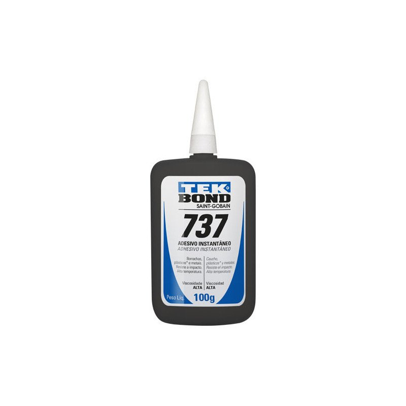 Adhesivo Cianocrilato Anaerobico 100gr Negro Tekbond