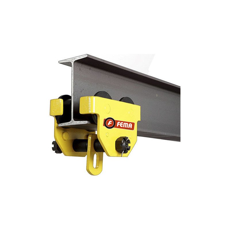 Carro Traslación Aparejo 1 Tonelada 190 X 135 X 160 Mm Fema