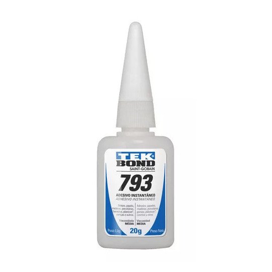 Adhesivo Cianocrilato Anaerobico 20gr Incoloro Tekbond